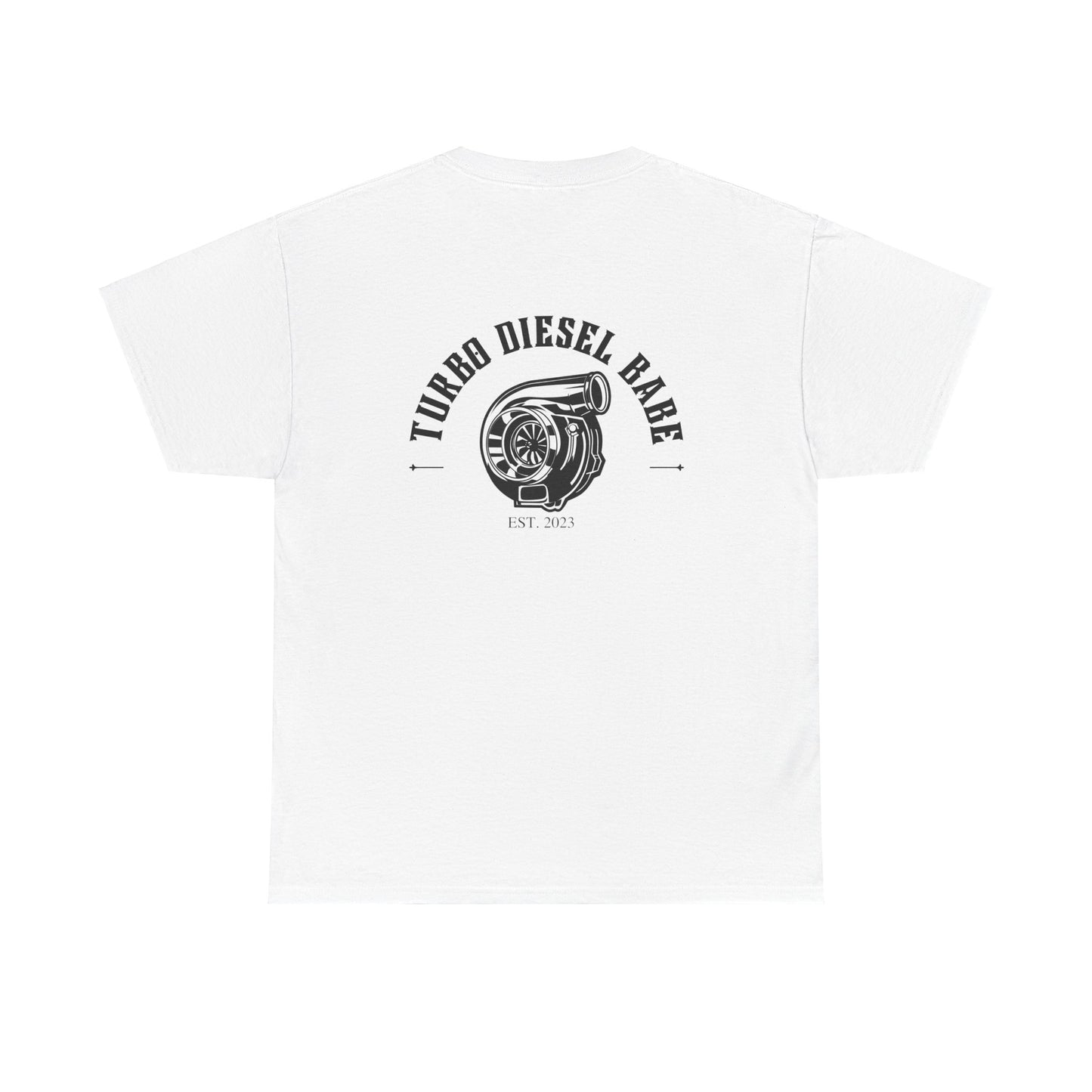 OG Turbo Diesel Babe logo black  Tee