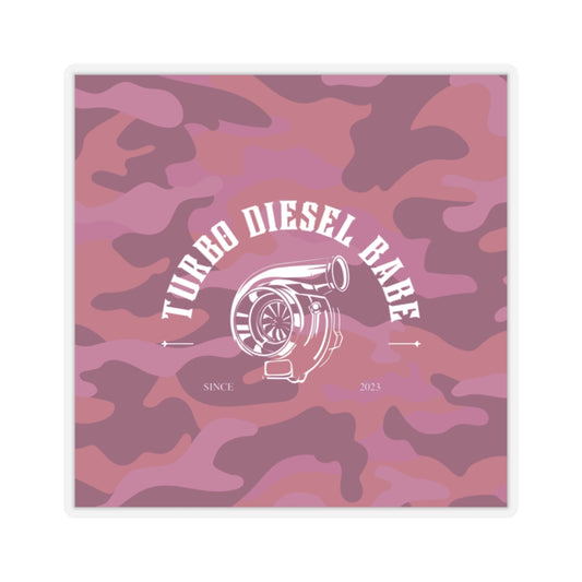 Pink Camouflage Stickers